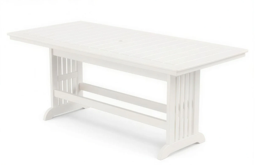 Beaver Dam Farmhouse 45"x45" Mission Bar Table
