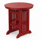 Beaver Dam Farmhouse 44" Round Mission Bar Table