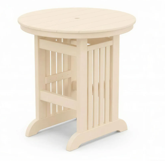 Beaver Dam Farmhouse 48" Round Mission Bar Table
