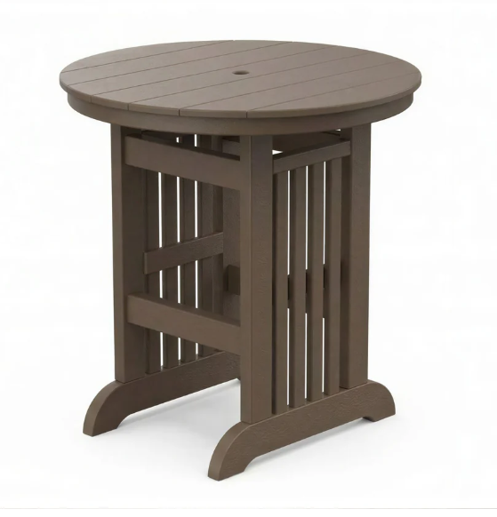 Beaver Dam Farmhouse 44" Round Mission Counter Table