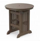 Beaver Dam Farmhouse 35" Round Mission Bar Table