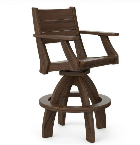Beaver Dam Farmhouse Swivel Bar Chair