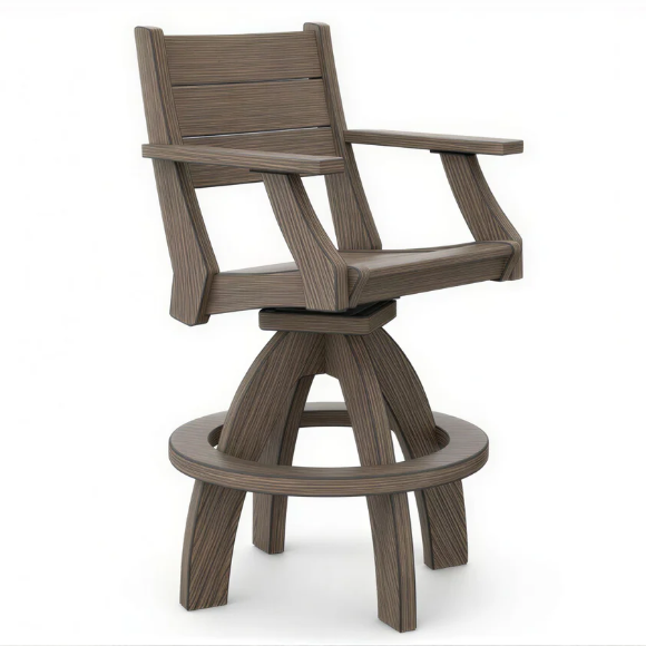 Beaver Dam Farmhouse Swivel Bar Chair
