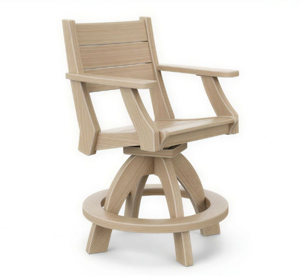 Beaver Dam Farmhouse Swivel Counter Chair
