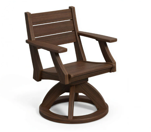 Beaver Dam Farmhouse Swivel Dining Chair