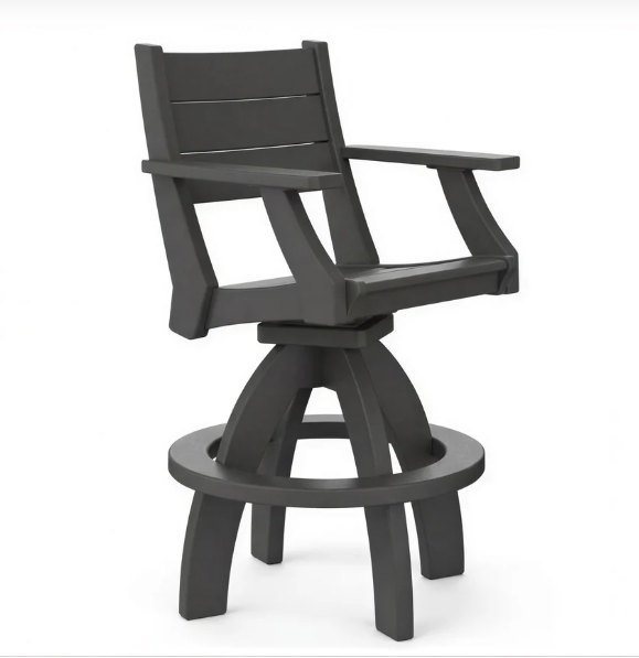 Beaver Dam Farmhouse Swivel Bar Chair