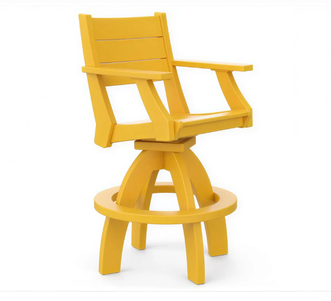 Beaver Dam Farmhouse Swivel Bar Chair