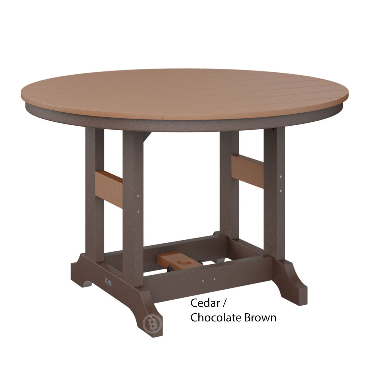 Berlin Gardens Garden Classic Standard Top 48" Round Bar Table