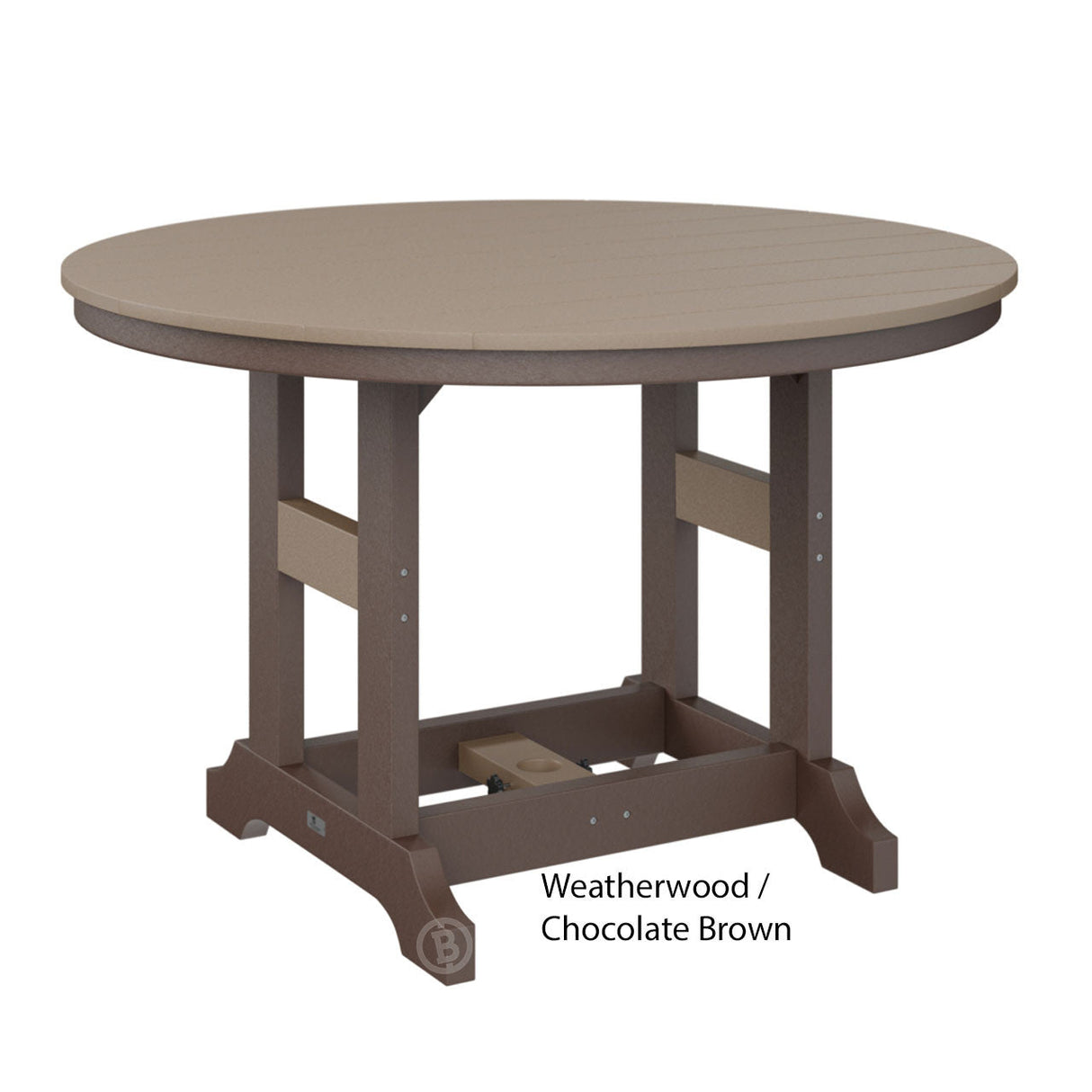 Berlin Gardens Garden Classic Standard Top 48" Round Bar Table