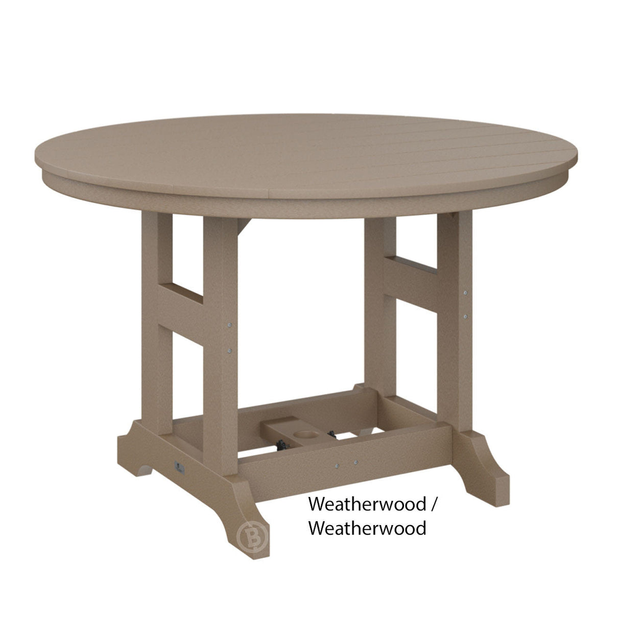 Berlin Gardens Garden Classic Standard Top 48" Round Bar Table