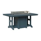 Berlin Gardens Garden Classic Standard Top 44" x 72" Rectangular Fire Counter Table