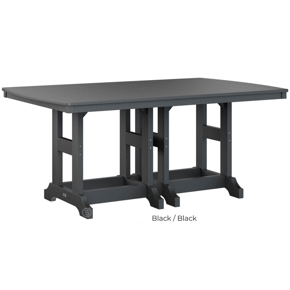 Berlin Gardens Garden Classic Standard Top 44" x 72" Rectangular Counter Table