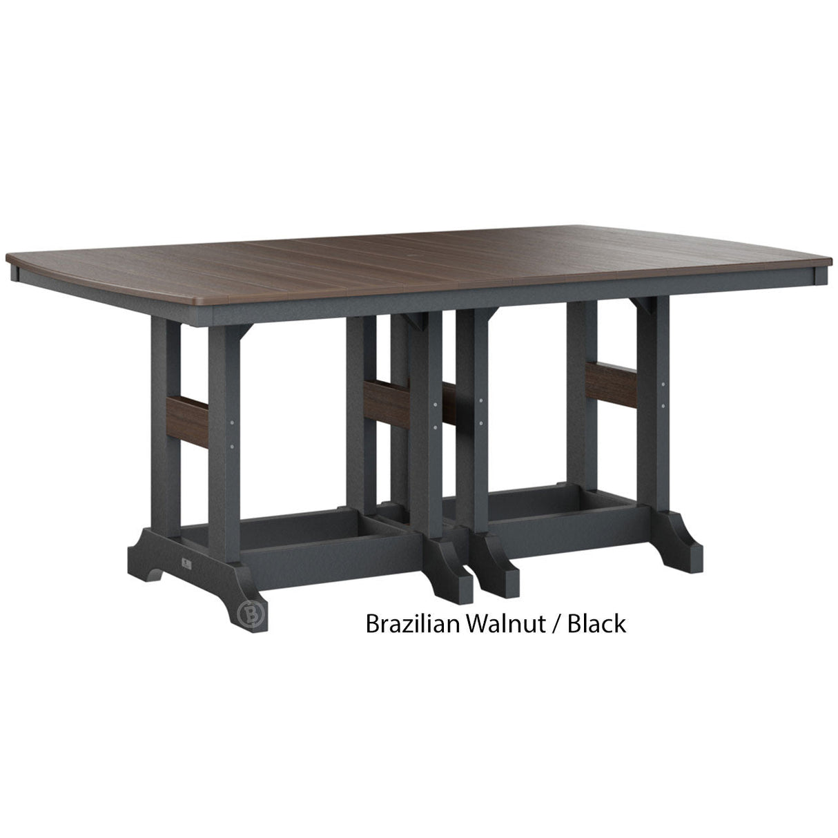 Berlin Gardens Garden Classic Standard Top 44" x 72" Rectangular Counter Table