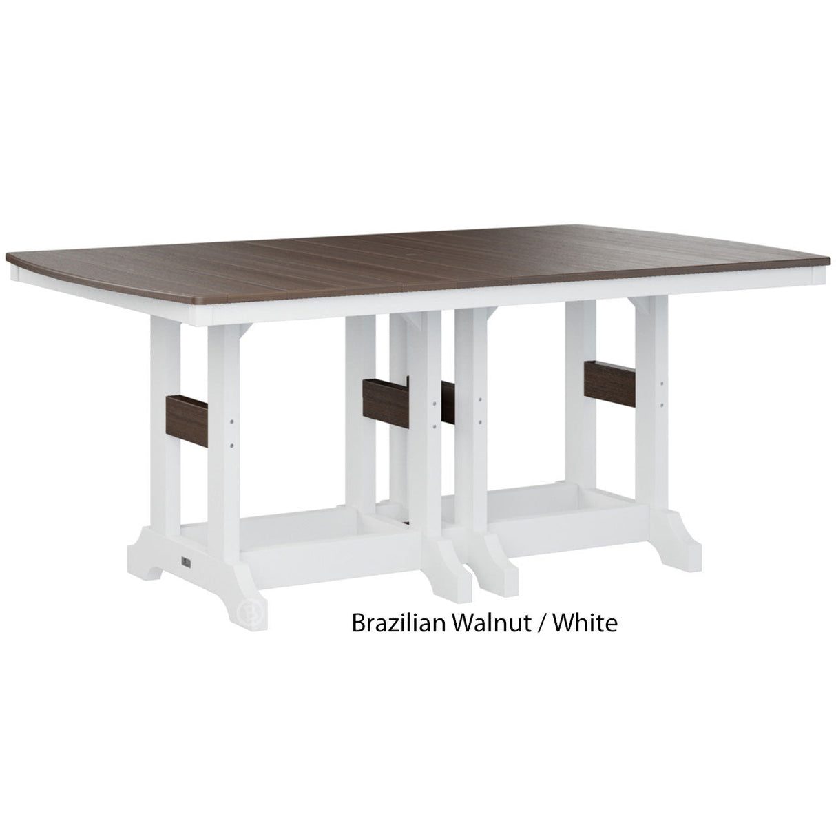 Berlin Gardens Garden Classic Standard Top 44" x 72" Rectangular Counter Table