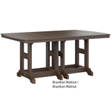 Berlin Gardens Garden Classic Standard Top 44" x 72" Rectangular Counter Table