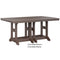 Berlin Gardens Garden Classic Standard Top 44" x 72" Rectangular Counter Table