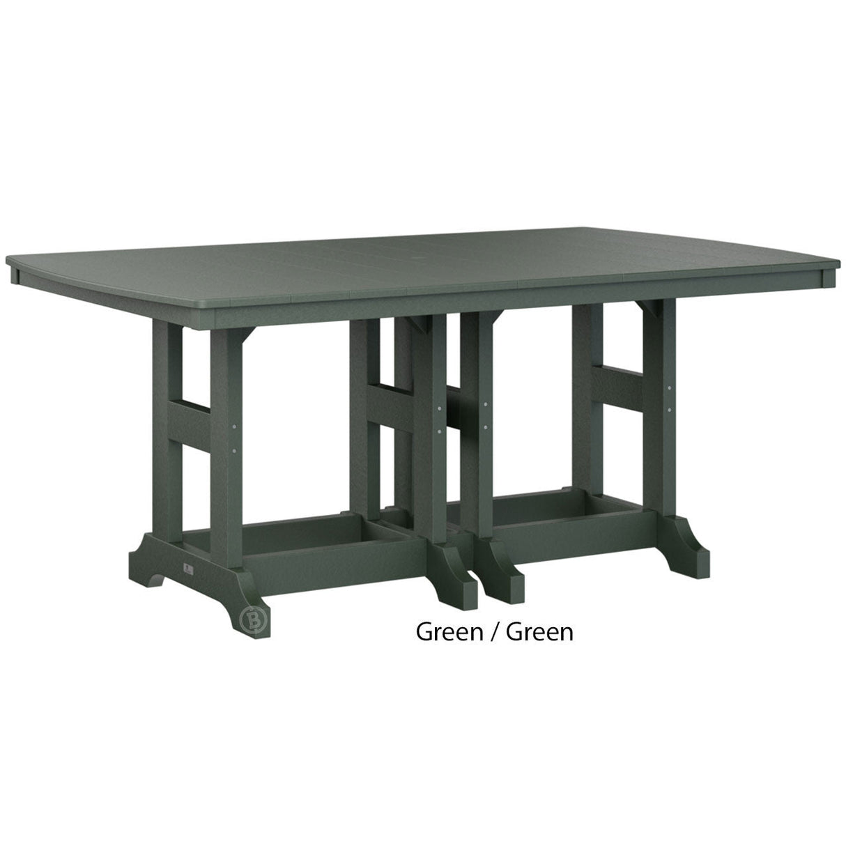 Berlin Gardens Garden Classic Standard Top 44" x 72" Rectangular Counter Table