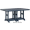 Berlin Gardens Garden Classic Standard Top 44" x 72" Rectangular Counter Table