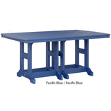 Berlin Gardens Garden Classic Standard Top 44" x 72" Rectangular Counter Table