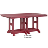 Berlin Gardens Garden Classic Standard Top 44" x 72" Rectangular Counter Table