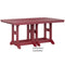 Berlin Gardens Garden Classic Standard Top 44" x 72" Rectangular Counter Table