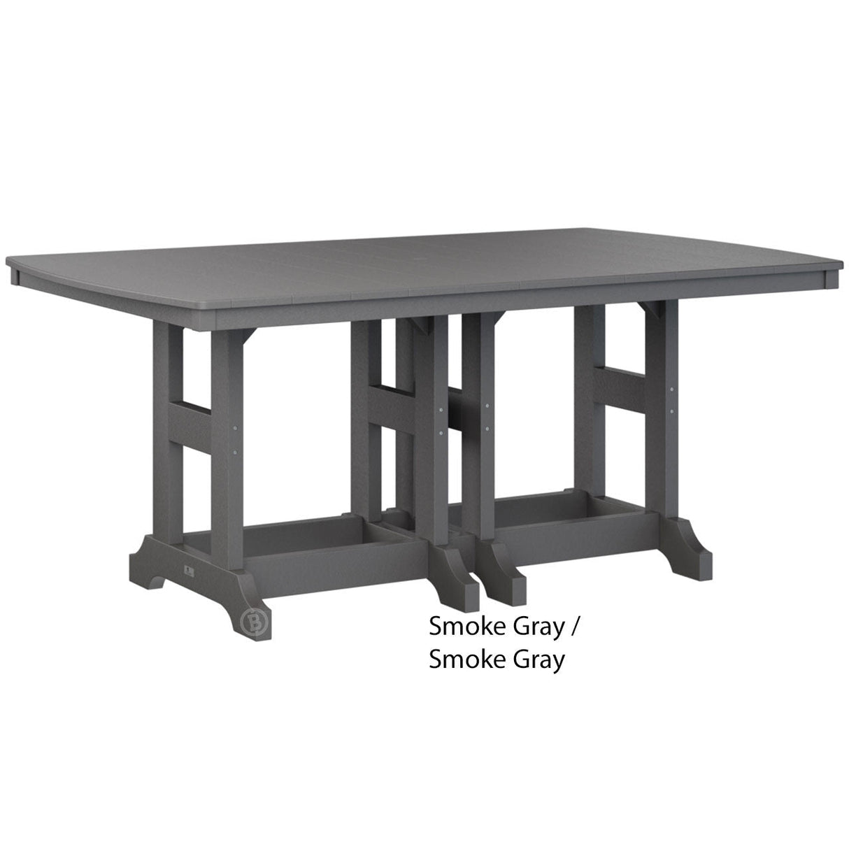 Berlin Gardens Garden Classic Standard Top 44" x 72" Rectangular Counter Table