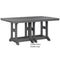 Berlin Gardens Garden Classic Standard Top 44" x 72" Rectangular Counter Table