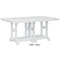 Berlin Gardens Garden Classic Standard Top 44" x 72" Rectangular Counter Table