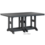 Berlin Gardens Garden Classic Standard Top 44" x 72" Rectangular Dining Table