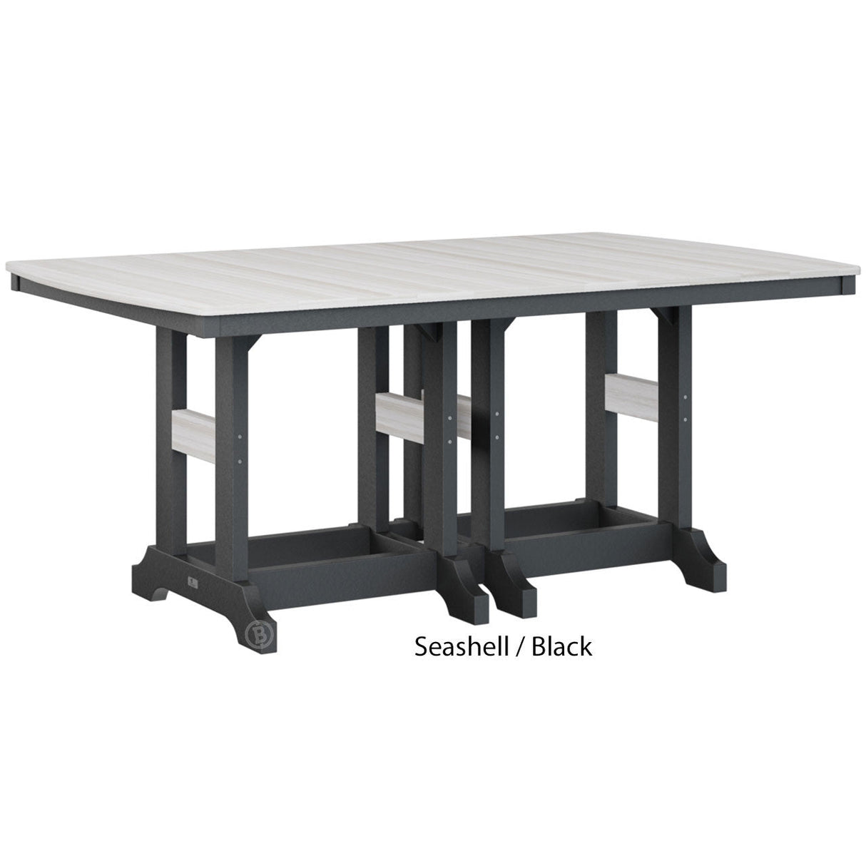 Berlin Gardens Garden Classic Standard Top 44" x 72" Rectangular Dining Table