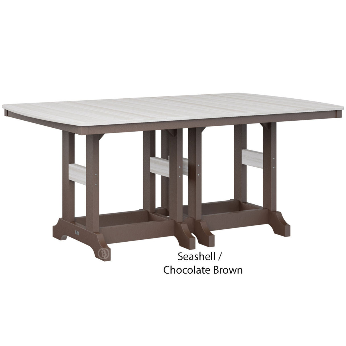 Berlin Gardens Garden Classic Standard Top 44" x 72" Rectangular Dining Table