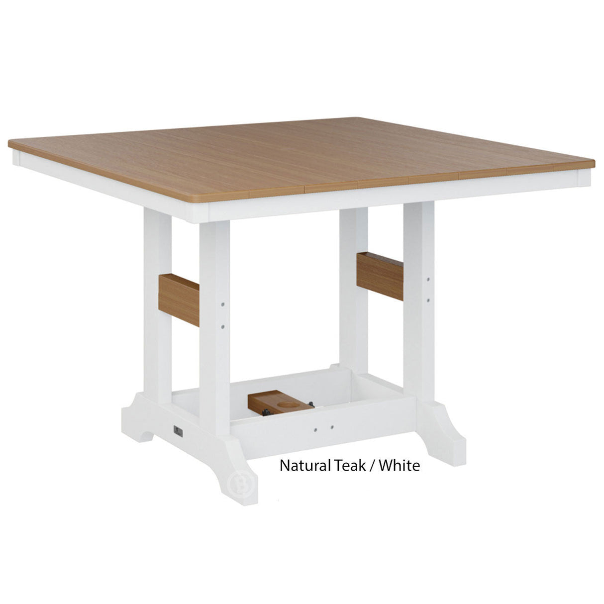 Berlin Gardens Garden Classic Standard Top 44" Square Bar Table