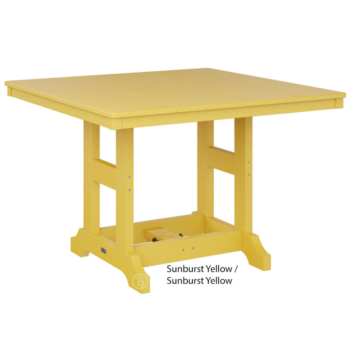 Berlin Gardens Garden Classic Standard Top 44" Square Bar Table