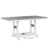 Berlin Gardens Garden Classic Standard Top 33" x 66" Rectangular Bar Table