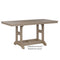Berlin Gardens Garden Classic Standard Top 33" x 66" Rectangular Counter Table