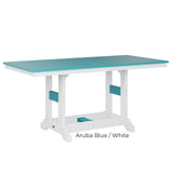 Berlin Gardens Garden Classic Standard Top 33" x 66" Rectangular Dining Table
