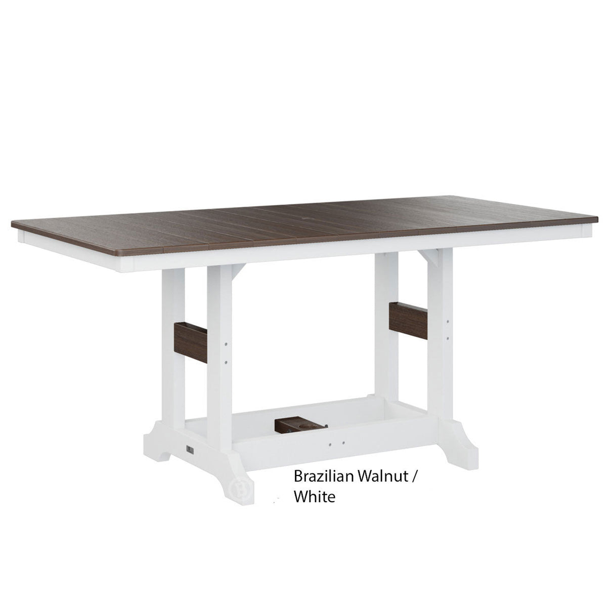 Berlin Gardens Garden Classic Standard Top 33" x 66" Rectangular Dining Table