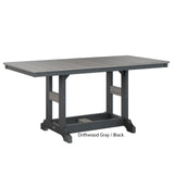 Berlin Gardens Garden Classic Standard Top 33" x 66" Rectangular Dining Table