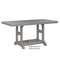 Berlin Gardens Garden Classic Standard Top 33" x 66" Rectangular Dining Table