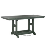 Berlin Gardens Garden Classic Standard Top 33" x 66" Rectangular Dining Table