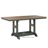 Berlin Gardens Garden Classic Standard Top 33" x 66" Rectangular Dining Table