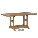 Berlin Gardens Garden Classic Standard Top 33" x 66" Rectangular Dining Table