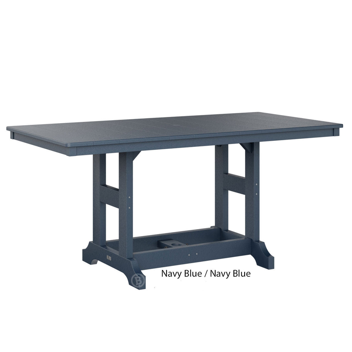 Berlin Gardens Garden Classic Standard Top 33" x 66" Rectangular Dining Table