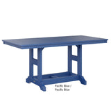 Berlin Gardens Garden Classic Standard Top 33" x 66" Rectangular Dining Table