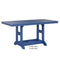 Berlin Gardens Garden Classic Standard Top 33" x 66" Rectangular Dining Table