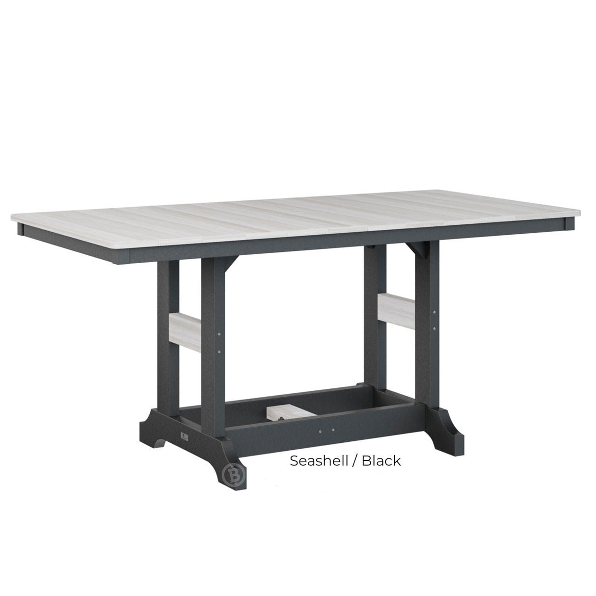 Berlin Gardens Garden Classic Standard Top 33" x 66" Rectangular Dining Table