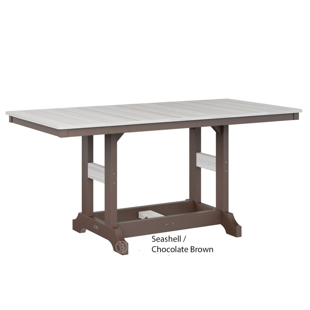 Berlin Gardens Garden Classic Standard Top 33" x 66" Rectangular Dining Table