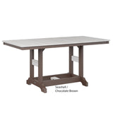 Berlin Gardens Garden Classic Standard Top 33" x 66" Rectangular Dining Table