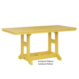 Berlin Gardens Garden Classic Standard Top 33" x 66" Rectangular Dining Table