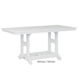 Berlin Gardens Garden Classic Standard Top 33" x 66" Rectangular Dining Table